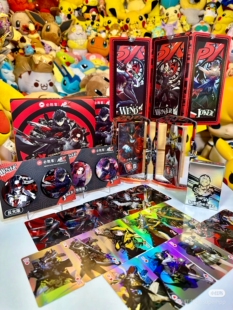 必胜客女神异闻录p5x联名联动周边 王德 雨宫莲 吧唧 亚克力立牌