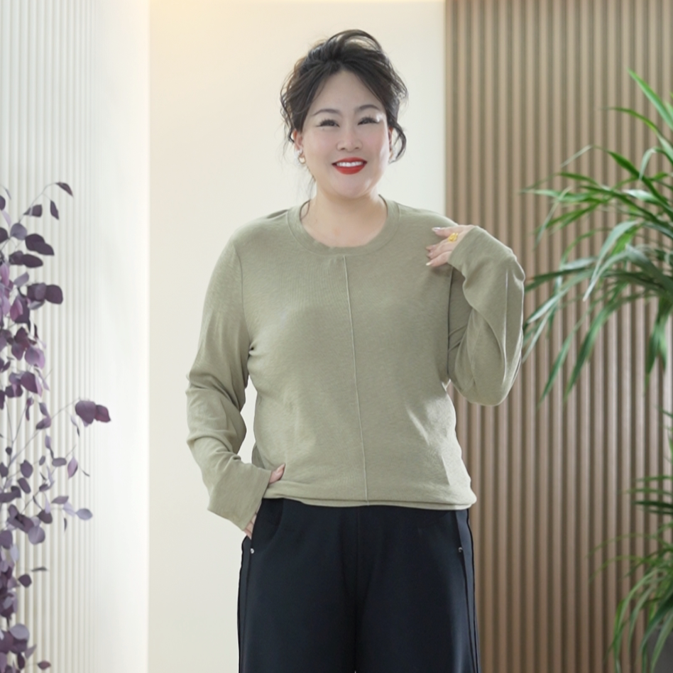 T恤界的“劳斯莱斯”奥地利兰精天!丝!莫代尔大码弹瘦秋季打底衫