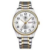 学生礼物手表男士 新款 大数字情侣手表腕表防水石英表时尚 商务手表