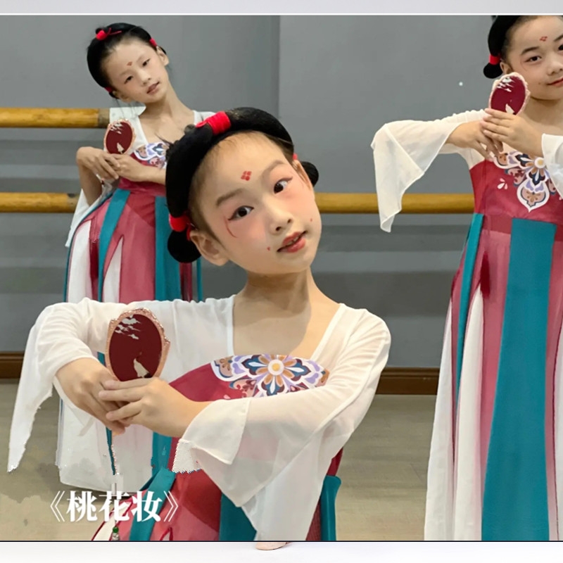 桃花妆演出服复古镜子道具手持化妆镜子巧悦梳妆对镜梳妆汉服舞蹈