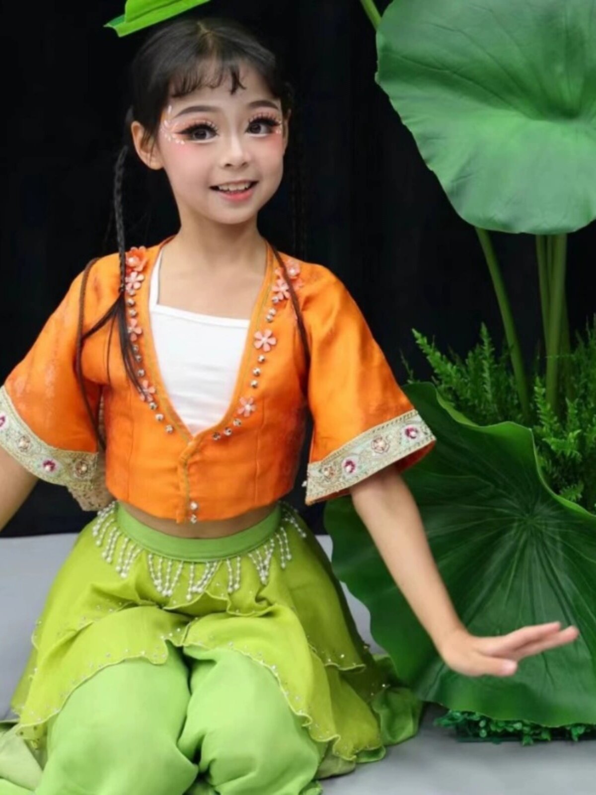 初夏儿童古典舞演出服云川之舞金奖女童仙气飘逸纱裙国风民族舞蹈