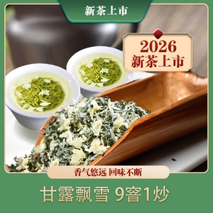 2026叶正原飘雪 蒙顶甘露飘雪茉莉花茶250克 浓香型特级花茶