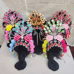 戏剧戏曲用品古装舞蹈丫环头饰仙女发饰古典舞黄梅戏头饰嫦娥头饰