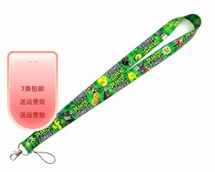 胸卡相机绳 PVZ游戏卡通动漫卡通手机绳长款 经典 植物大战僵尸