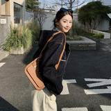 2026春新款格子拼接连帽牛仔外套2616-P150-K250，女装短外套，2C013