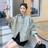 2026春新款甜酷复古皮衣2618-P145-K240，女装皮衣，2C013