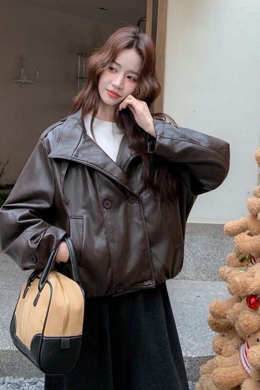 2025冬新款90白鸭绒皮衣13199-P275-K398,女装皮衣,2C013
