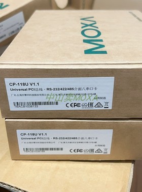 摩莎 MOXA CP-118U 8口RS232/422/485 PCI工业级多串口卡原厂未税