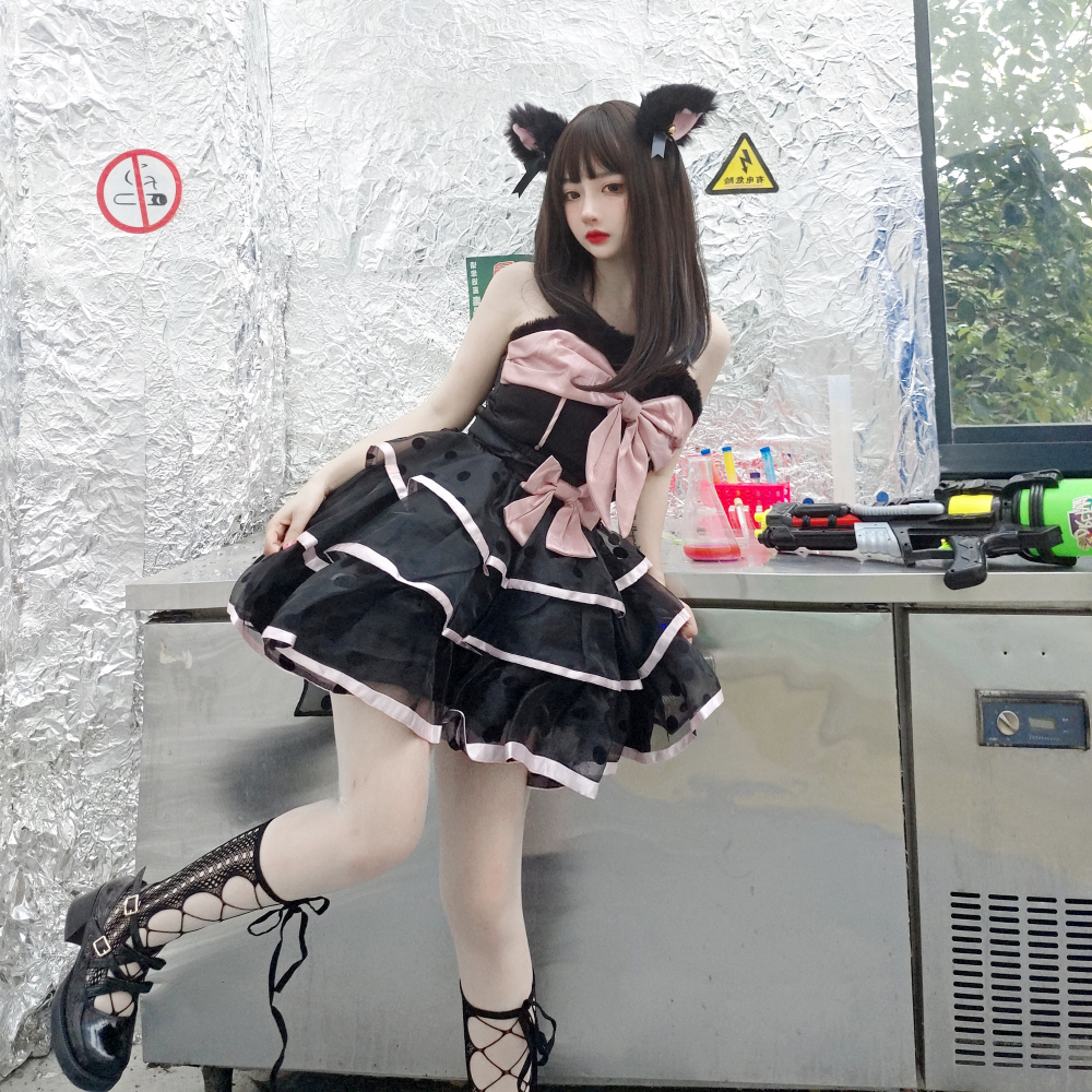 辣妹分体套装套装软妹