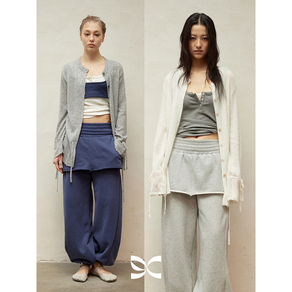 SQUARE CIRCLE 方圆绵羊毛羊驼毛氛围感系带抽绳慵懒微透毛衣开衫,女装/女士精品,毛针织衫,淘宝优惠券,粉丝福利购,淘宝优惠卷