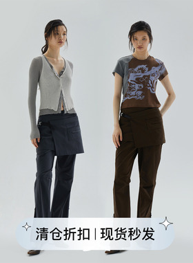 squarecircle方圆【胶囊系列】防水休闲轻装户外裤脚拉链中腰长裤