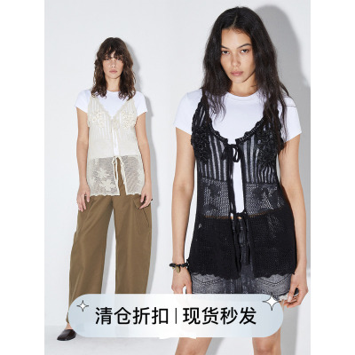 squarecircle镂空吊带背心