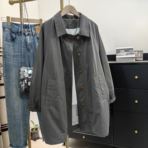 2025今年流行的风衣女秋季新品中