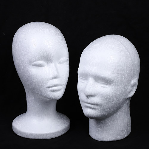 假发头模支架泡沫头模cos毛娘修毛模特头整理假发造型固定打理