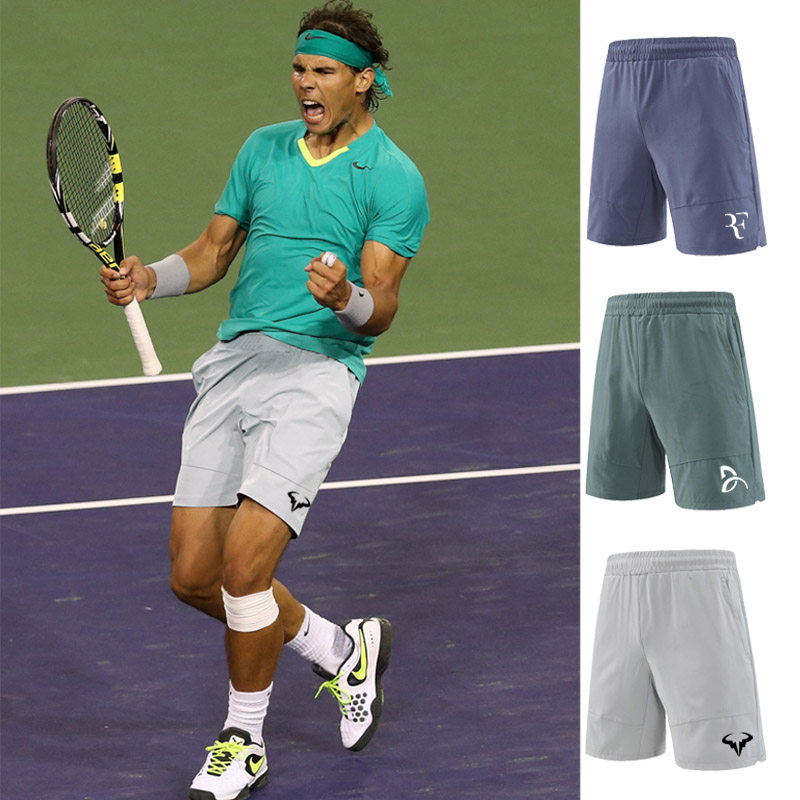 纳达尔网球裤男费德勒速干短裤