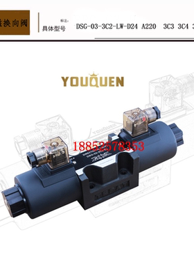 液压电磁换向阀DSG-02-3C2 3C3 3C4 3C6 3C9 3C11DLAC220VDC24V