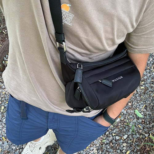 都市休闲骑行包MUSIGN胸包轻奢