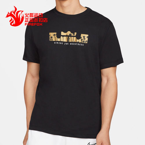 耐克詹姆斯篮球训练男子运动半袖