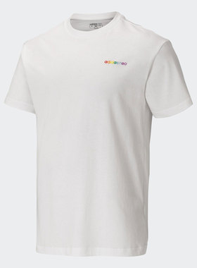 Adidas/阿迪达斯正品NEO 夏季新款男女休闲短袖T恤H65033