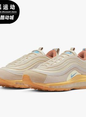 Nike/耐克AIR MAX米色黄色蓝色女子跑步缓震气垫休闲鞋DV1489-141