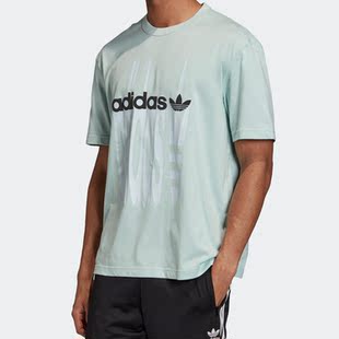 新款 夏季 三叶草男子休闲运动T恤FM2220 阿迪达斯正品 Adidas