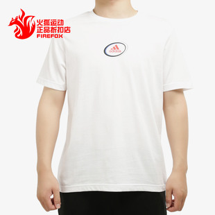 阿迪达斯正品 1圆领短T恤 男子Vid Cult GE4692 Game Adidas