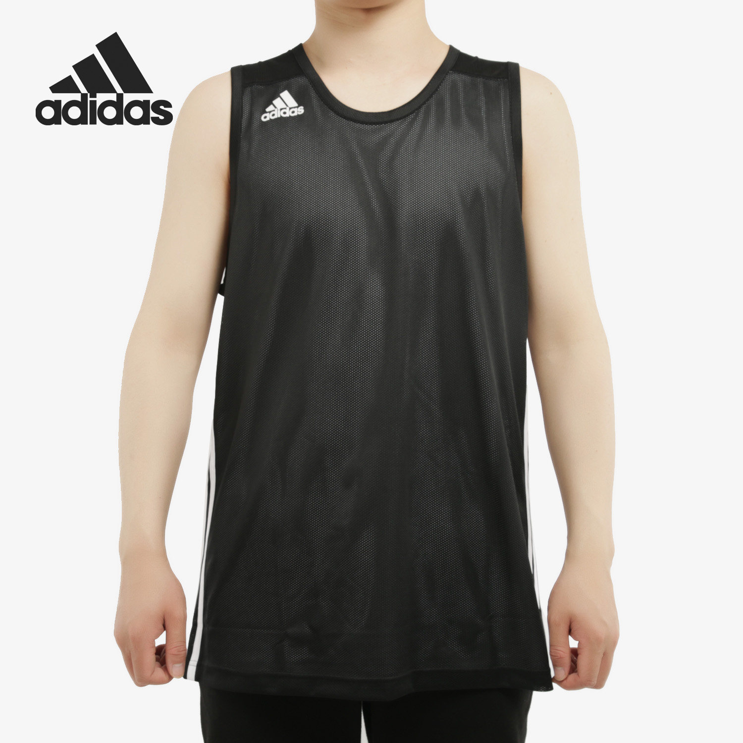 阿迪达斯夏男子运动休闲透气背心