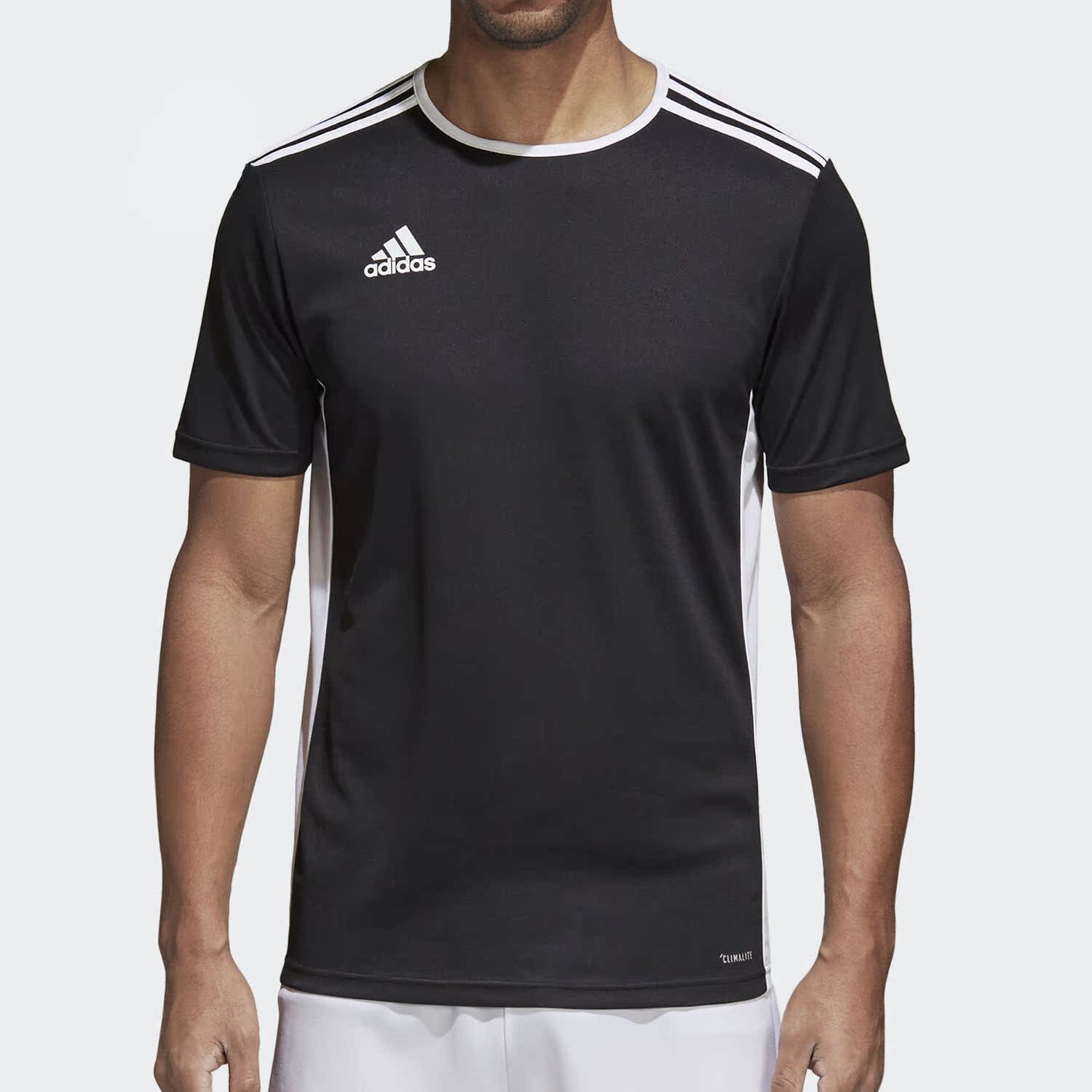 阿迪达斯男子吸汗足球短袖T恤
