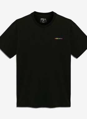 Adidas/阿迪达斯正品NEO 夏季新款男女休闲短袖T恤H65034