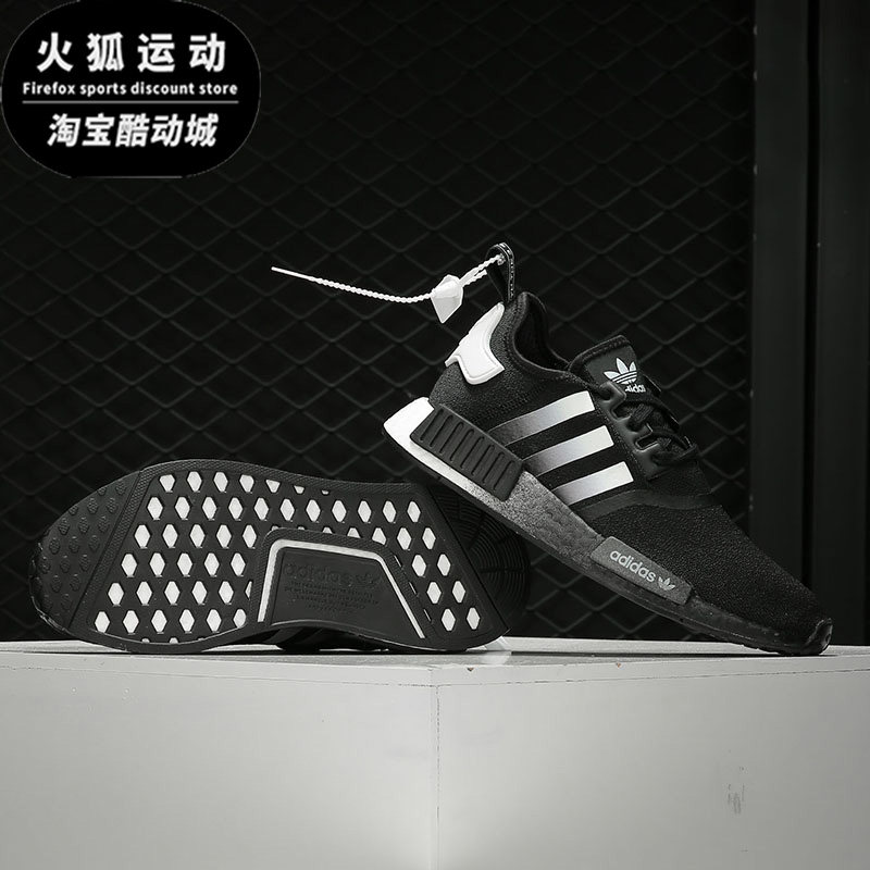 Adidas/阿迪达斯正品女鞋男鞋19新NMD_R1休闲鞋BOOST运动鞋BD7741