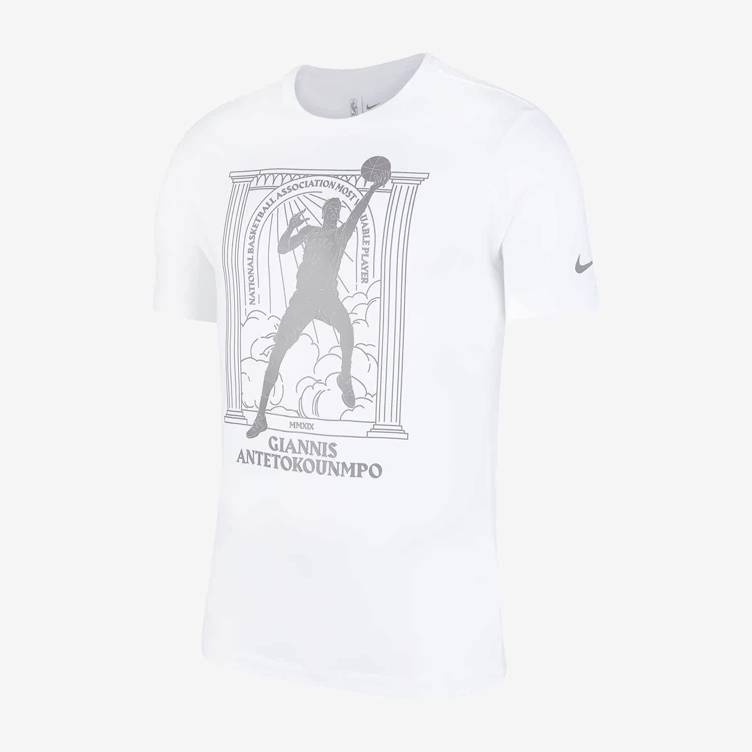 Nike/耐克正品密尔沃基雄鹿队MVP DRI-FIT  男子运动T恤 CT4015