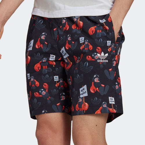 三叶草男子运动休闲短裤