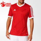 运动训练半袖 Adidas 新款 足球衣男冬季 T恤F50274 阿迪达斯正品