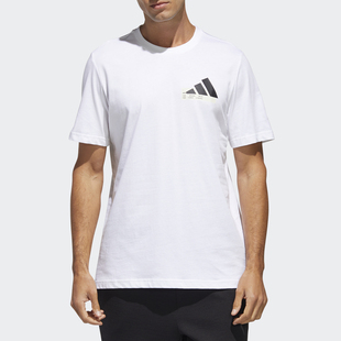 GFX 男子运动型格短袖 GH4420 Adidas T恤 阿迪达斯正品