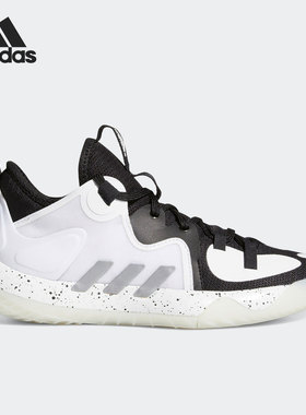 Adidas/阿迪达斯Stepback 2 J白色黑色儿童舒适休闲运动鞋FZ1545