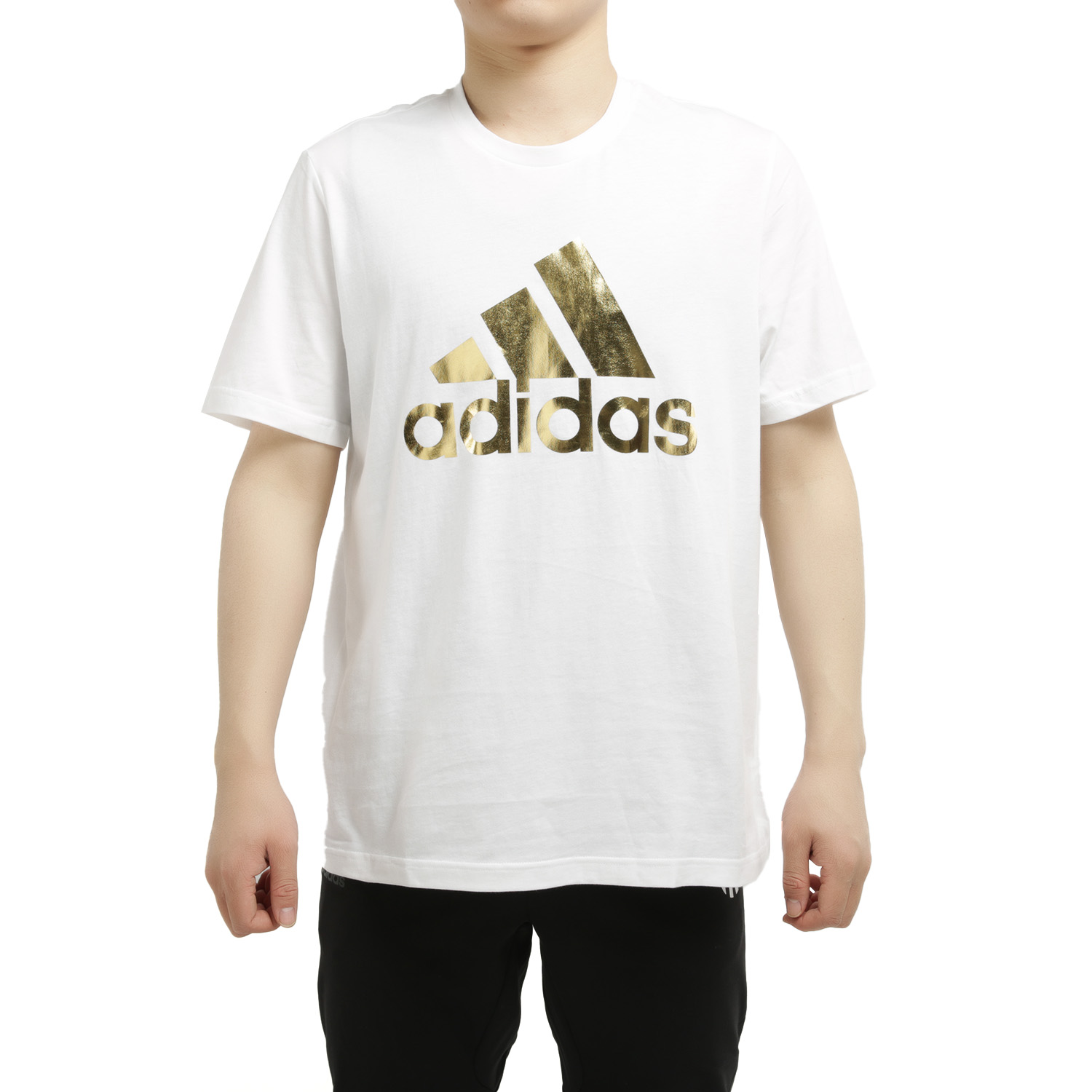 阿迪达斯夏男型格套头短袖休闲