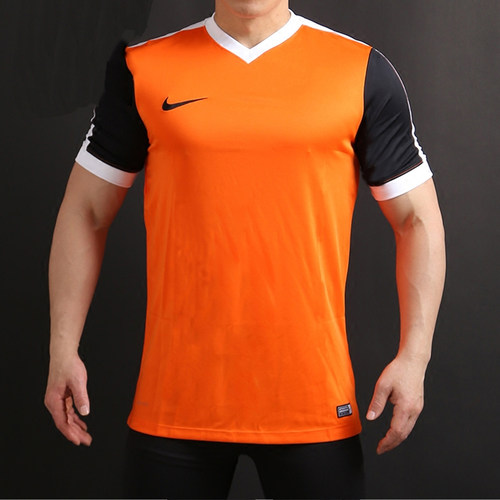 Nike/耐克正品男装V领运动透气排汗速干短袖训练服运动T恤 725892