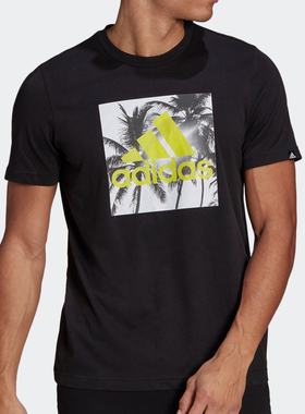 Adidas/阿迪达斯正品夏季新款男子休闲运动短袖T恤 GL3233