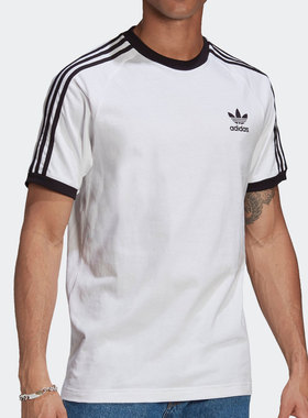 Adidas/阿迪达斯正品三叶草夏季男子健身训练运动T恤GN3494