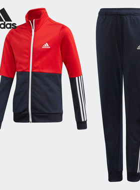 Adidas/阿迪达斯儿童时尚潮流运动休闲舒适训练套装套装GE0709