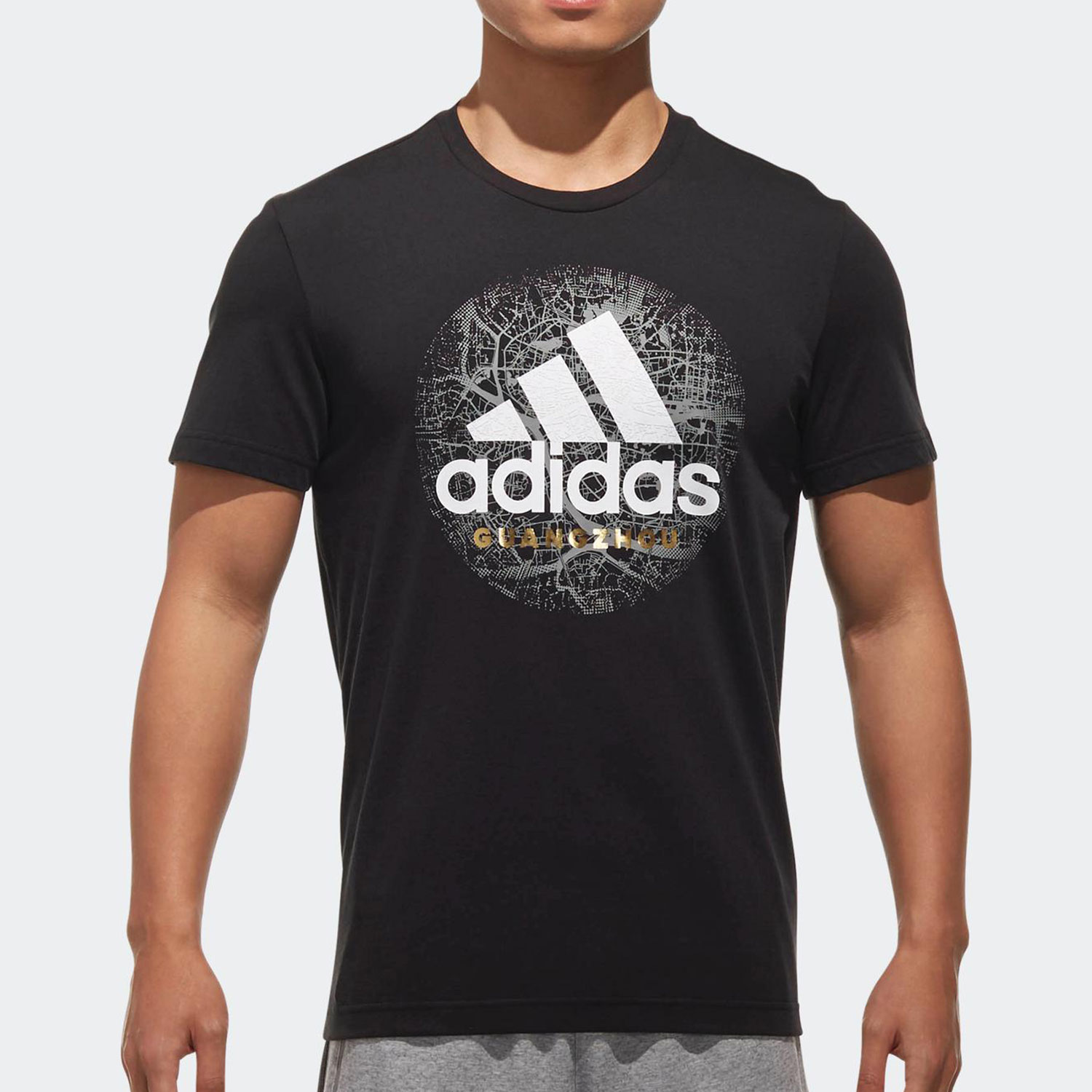 男子休闲运动透气短袖T恤