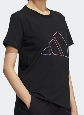 Adidas/阿迪达斯正品新款女子休闲运动型格短袖T恤 GP0675