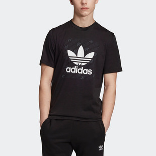 TEE短袖 Adidas SQUARE 三叶草19男子MONO T恤ED7043 阿迪达斯正品