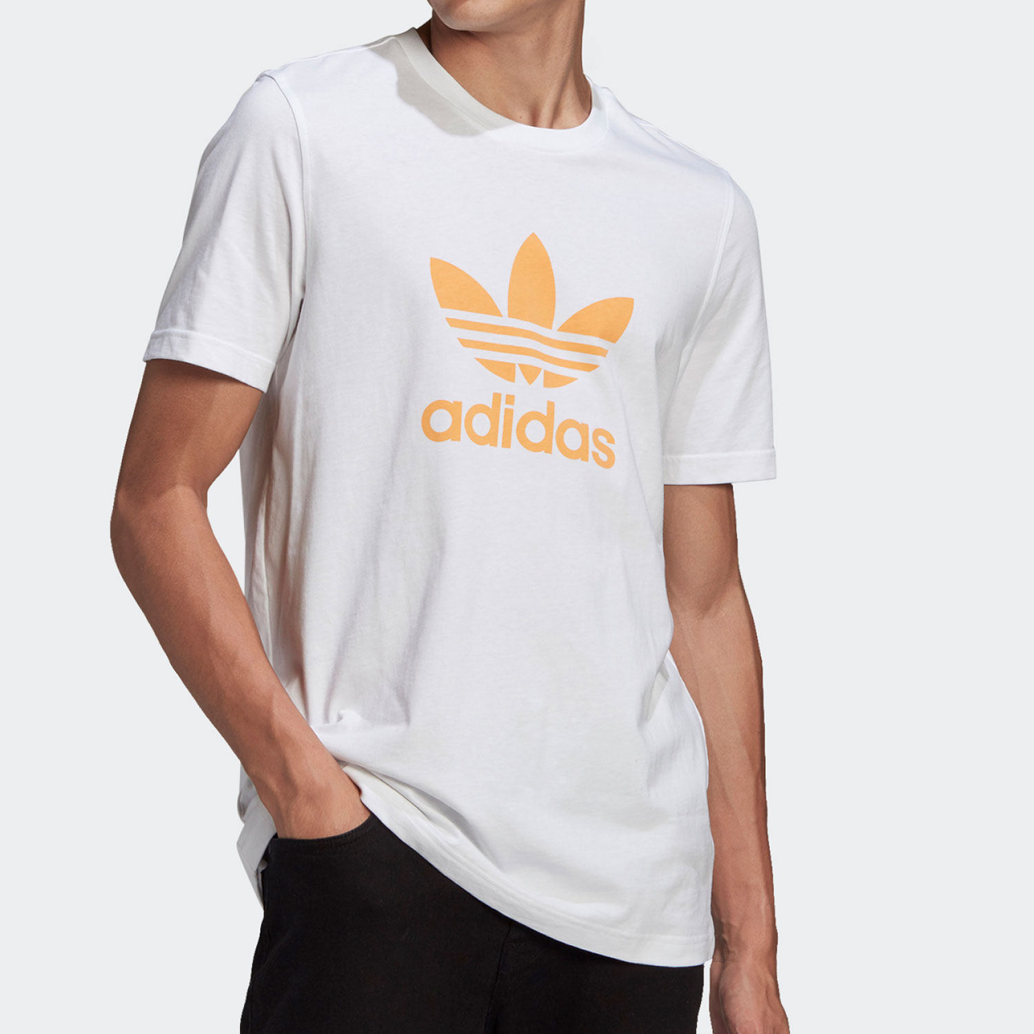 Adidas/阿迪达斯正品新款夏季男子三叶草运动休闲T恤GN3486