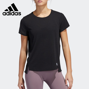 TEE女子新款 GJ2757 Adidas BONUS T恤 阿迪达斯正品 训练运动短袖