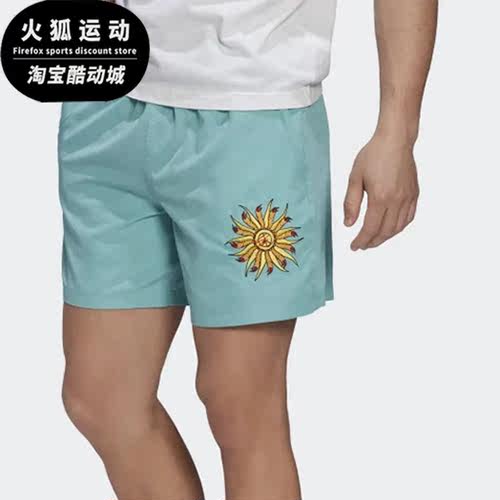 阿迪达斯夏男运动宽松休闲短裤