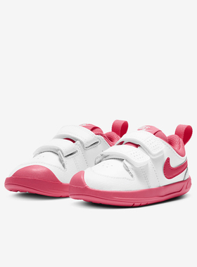 Nike/耐克PICO 5白色粉红儿童时尚舒适休闲缓震运动鞋AR4162-104