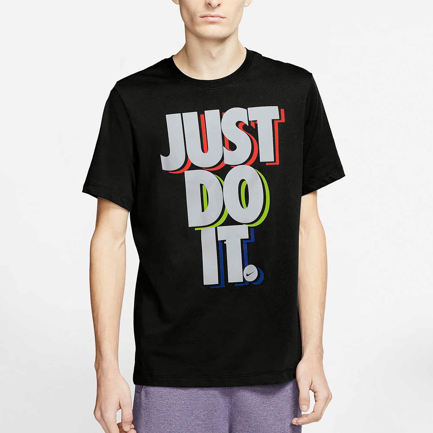 Nike/耐克正品夏季新款男子潮流印花运动休闲短袖T恤CK2784