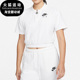 耐克正品 T恤 春季 Nike 新款 女子运动透气翻领短袖 DM6465 100
