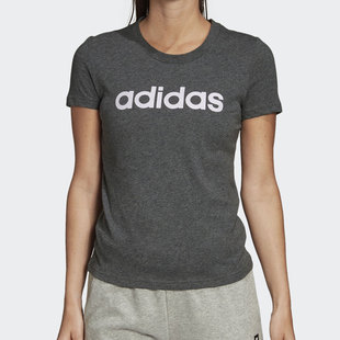 阿迪达斯正品 运动T恤 新款 圆领短袖 FM6422 女子夏季 Adidas